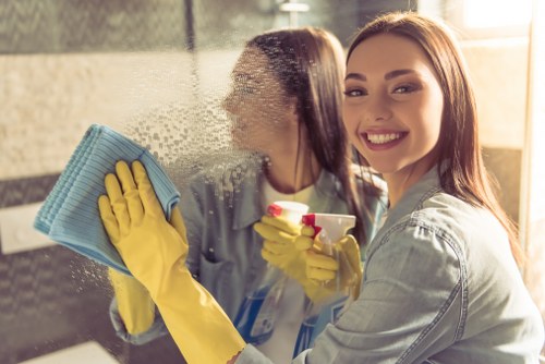 Sydenham carpet cleaners working with PPE and careful procedures